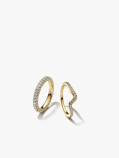 Pandora Timeless Pavé & Sparkling Wave Ring-Set – 2er-Set Pandora Timeless Pavé & Sparkling Wave Ring-Set – 2er-Set