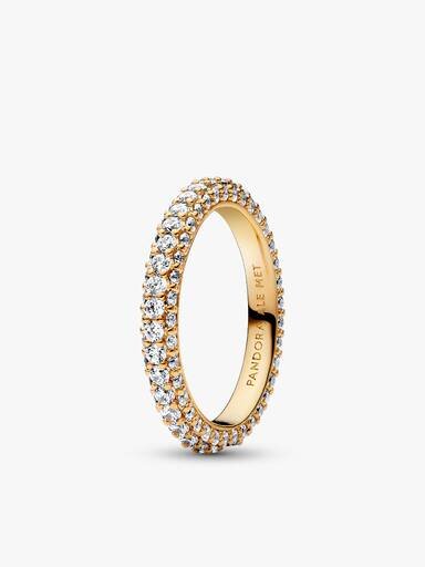 Pandora Timeless Pavé & Sparkling Wave Ring-Set – 2er-Set Pandora Timeless Pavé & Sparkling Wave Ring-Set – 2er-Set