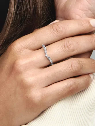 Pandora Timeless Wish funkelnder Wechselring aus Sterlingsilber