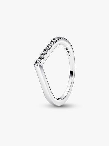 Pandora Timeless Wish Half Sparkling Ring – Sterlingsilber Pandora Timeless Wish Half Sparkling Ring – Sterlingsilber