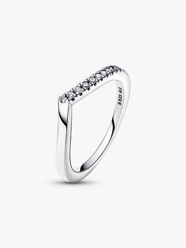 Pandora Timeless Wish Half Sparkling Ring – Sterlingsilber Pandora Timeless Wish Half Sparkling Ring – Sterlingsilber