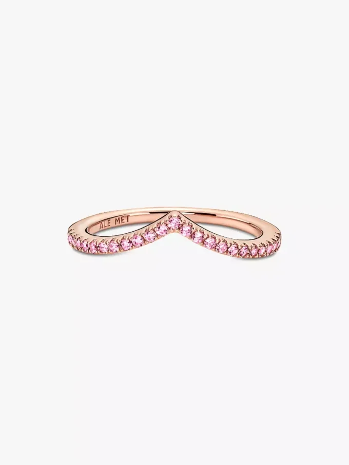 Pandora Timeless Wish Sparkling Pink Ring, 14 Karat Roségold-Beschichtung Pandora Timeless Wish Sparkling Pink Ring, 14 Karat Roségold-Beschichtung