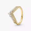 Pandora Timeless Wish Tiara-Ring, 14-karätig vergoldet Pandora Timeless Wish Tiara-Ring, 14-karätig vergoldet