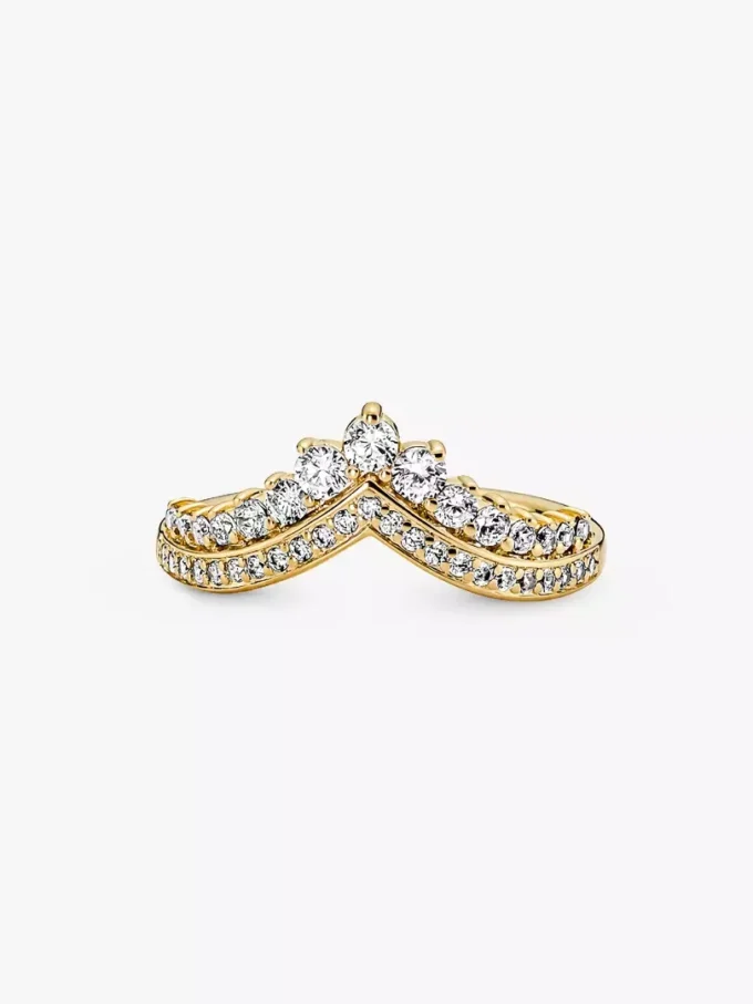 Pandora Timeless Wish Tiara-Ring, 14-karätig vergoldet Pandora Timeless Wish Tiara-Ring, 14-karätig vergoldet