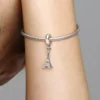 Paris Eiffelturm-Dangle Charm aus Sterlingsilber Paris Eiffelturm-Dangle Charm aus Sterlingsilber