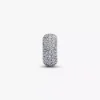 Pavé-Clip Charm aus Sterlingsilber Pavé-Clip Charm aus Sterlingsilber