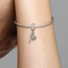 Pavé Cocktail Glass Dangle Charm – Sterlingsilber Pavé Cocktail Glass Dangle Charm – Sterlingsilber