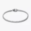 Pavé-Verschluss-Armband mit Fuchsschwanz-Charm aus Sterlingsilber Pavé-Verschluss-Armband mit Fuchsschwanz-Charm aus Sterlingsilber