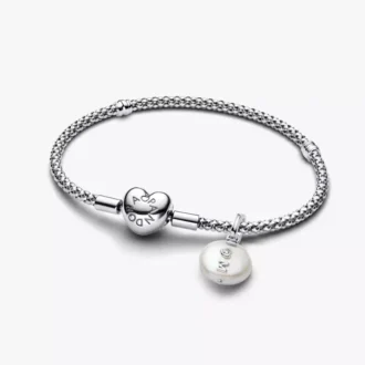 Perlen-Charm-Armband-Set zum Muttertag, 2er-Set