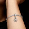 Pretzel Dangle Charm – Sterlingsilber