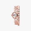 Princess Tiara Crown Ring – 14 Karat Roségold-Beschichtung Princess Tiara Crown Ring – 14 Karat Roségold-Beschichtung