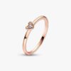 Radiant Heart Ring – 14 Karat Roségold-Beschichtung Radiant Heart Ring – 14 Karat Roségold-Beschichtung