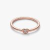 Radiant Heart Ring – 14 Karat Roségold-Beschichtung Radiant Heart Ring – 14 Karat Roségold-Beschichtung
