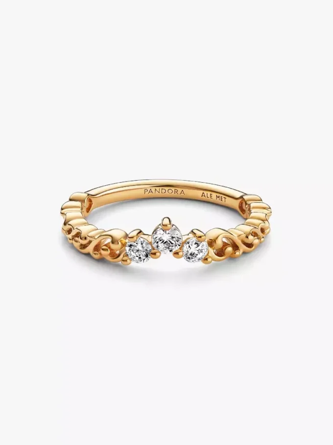 Regal Swirl Tiara-Ring, 14 Karat vergoldet Regal Swirl Tiara-Ring, 14 Karat vergoldet