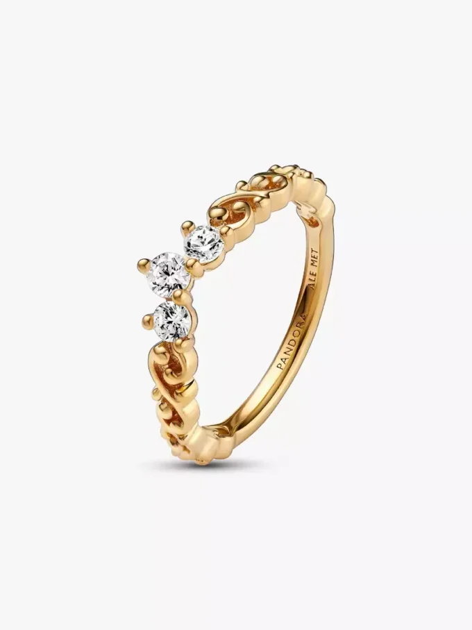 Regal Swirl Tiara-Ring, 14 Karat vergoldet Regal Swirl Tiara-Ring, 14 Karat vergoldet