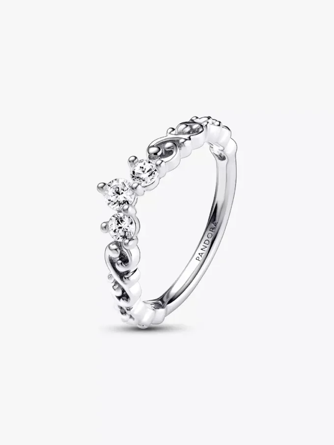 Regal Swirl Tiara-Ring aus Sterlingsilber Regal Swirl Tiara-Ring aus Sterlingsilber