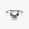 Ring „Celestial Blue Sparkling Moon“ aus Sterlingsilber Ring „Celestial Blue Sparkling Moon“ aus Sterlingsilber