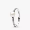 Ring-Set mit behandelten Süßwasser-Zuchtperlen, 2er-Set Ring-Set mit behandelten Süßwasser-Zuchtperlen, 2er-Set