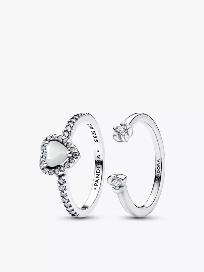 Ring-Set „Open Hearts“ (2er-Set) Ring-Set „Open Hearts“ (2er-Set)