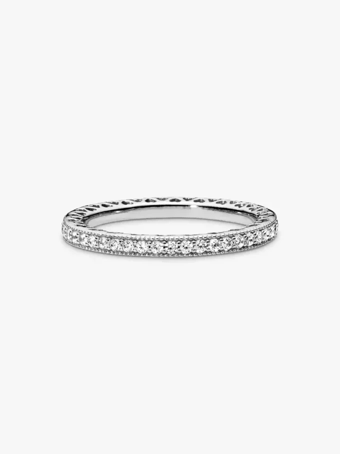 Ring „Sparkle & Hearts“ aus Sterlingsilber Ring „Sparkle & Hearts“ aus Sterlingsilber