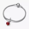 Roter Marienkäfer-Dangle Charm aus Sterlingsilber Roter Marienkäfer-Dangle Charm aus Sterlingsilber