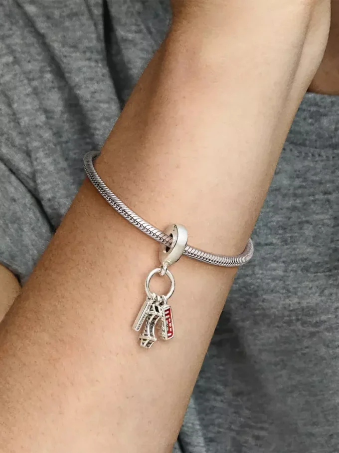 San Francisco Dangle Charm aus Sterlingsilber