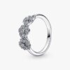 SCHLUSSSALE – Dreifacher Stiefmütterchen-Blumenring – Sterlingsilber SCHLUSSSALE – Dreifacher Stiefmütterchen-Blumenring – Sterlingsilber