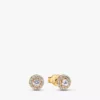 Schmuckset „Golden Pave Halo“ (3-teilig) Schmuckset „Golden Pave Halo“ (3-teilig)