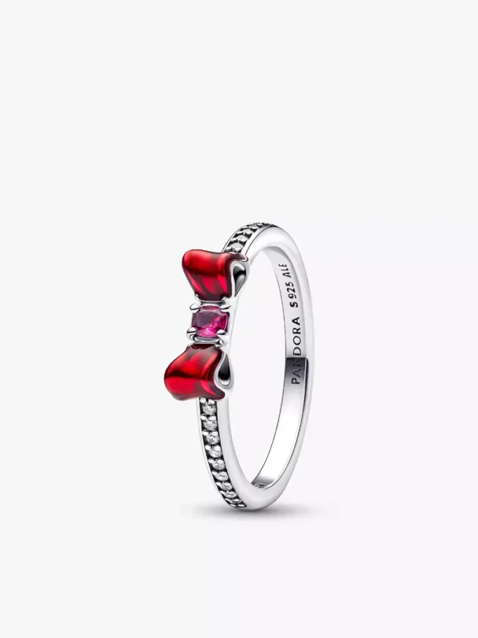 Disney-Prinzessin Schneewittchen Schleifenring aus Sterlingsilber Disney-Prinzessin Schneewittchen Schleifenring aus Sterlingsilber