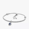 September Eternity Circle Dangle Charm-Armband-Set, 2er-Set
