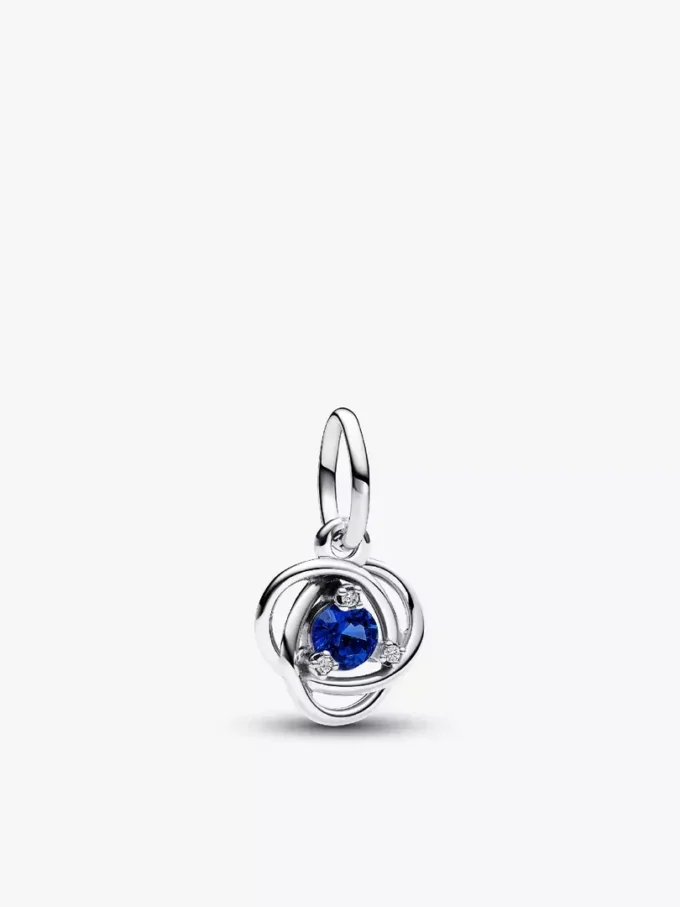 September Eternity Circle Dangle Charm-Armband-Set, 2er-Set