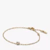 Set aus Paperclip-Halskette und Armband mit laborgezüchteten Diamanten, 2er-Set