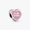 South Carolina Herz-Charm aus Sterlingsilber South Carolina Herz-Charm aus Sterlingsilber