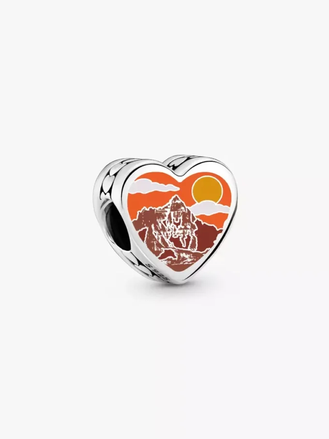South Dakota Herz-Charm aus Sterlingsilber South Dakota Herz-Charm aus Sterlingsilber