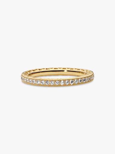 Sparkle & Hearts Ring – 14 Karat vergoldet Sparkle & Hearts Ring – 14 Karat vergoldet