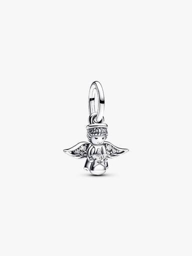 Sparkling Angel Dangle Charm – Sterlingsilber Sparkling Angel Dangle Charm – Sterlingsilber