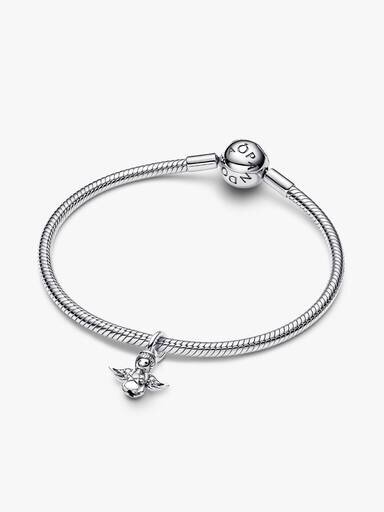 Sparkling Angel Dangle Charm – Sterlingsilber Sparkling Angel Dangle Charm – Sterlingsilber