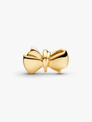 Sparkling Bow Charm – 14-karätige Vergoldung Sparkling Bow Charm – 14-karätige Vergoldung