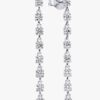 Sparkling Eight Stones Drop Ohrringe – Sterlingsilber