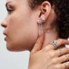Sparkling Eight Stones Drop Ohrringe – Sterlingsilber