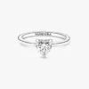 Sparkling Heart Solitaire Ring aus Sterlingsilber