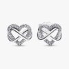 Sparkling Infinity Heart Halskette im 2er-Set