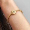 Sparkling Shooting Star Charm – 14-karätige Vergoldung