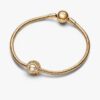 Sparkling Shooting Star Charm – 14-karätige Vergoldung