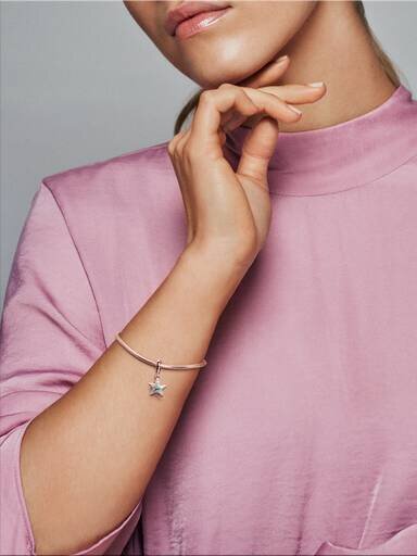 Sparkling Starfish Dangle Charm – 14 Karat Roségold-Beschichtung Sparkling Starfish Dangle Charm – 14 Karat Roségold-Beschichtung