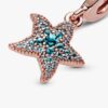 Sparkling Starfish Dangle Charm – 14 Karat Roségold-Beschichtung Sparkling Starfish Dangle Charm – 14 Karat Roségold-Beschichtung