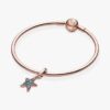 Sparkling Starfish Dangle Charm – 14 Karat Roségold-Beschichtung Sparkling Starfish Dangle Charm – 14 Karat Roségold-Beschichtung