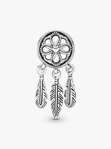 Spiritual Dreamcatcher Charm – Sterlingsilber Spiritual Dreamcatcher Charm – Sterlingsilber