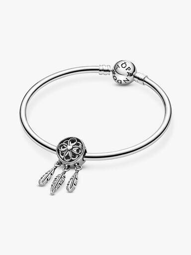 Spiritual Dreamcatcher Charm – Sterlingsilber Spiritual Dreamcatcher Charm – Sterlingsilber