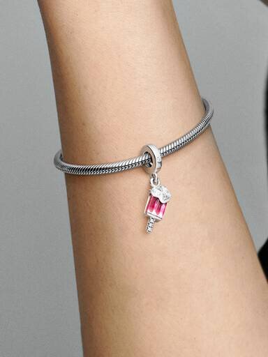 Sprinkled Popsicle Dangle Charm – Sterlingsilber Sprinkled Popsicle Dangle Charm – Sterlingsilber